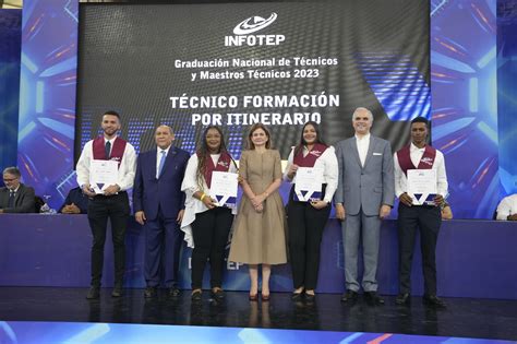 Vicepresidenta Raquel Peña encabeza graduación de 5 414 técnicos del