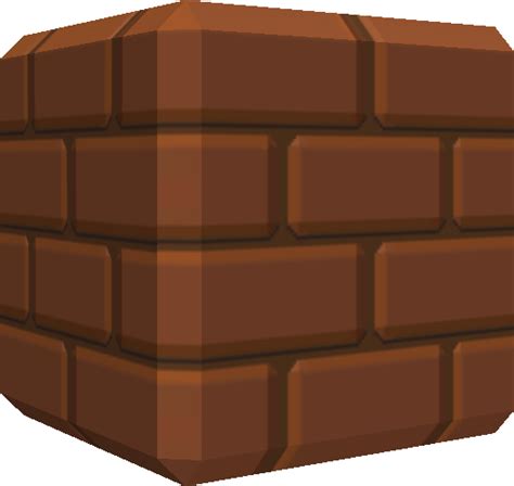 File Smg Asset Model Brick Block Png Super Mario Wiki The Mario