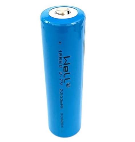 Pilha Recarregável 18650 3 7V 2200mAh c pino TECNIS Áudio e Eletrónica