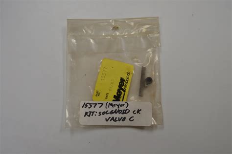 15577 Meyer Kit Solenoid Ck Valve C Macarthur Equipment