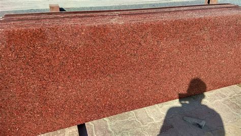 Polished Slab Kharda Red Granite For Countertops Thickness Mm