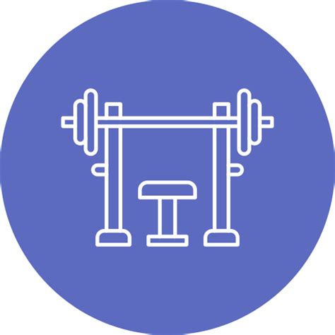 Bench Press Generic Circular Icon