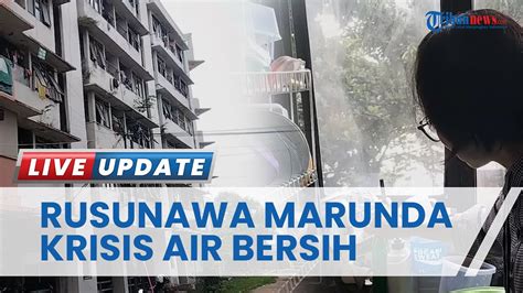 Dua Minggu Penghuni Rusunawa Marunda Krisis Air Bersih Anak Tak