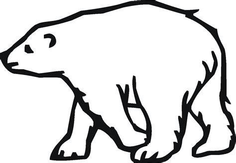 Bear Outline | Free download on ClipArtMag