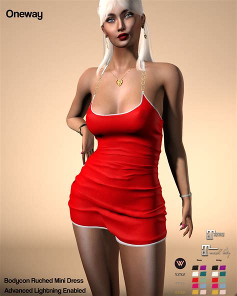 Oneway Dress Red Vendor Store Maps Secondlife Secondli Flickr