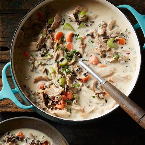 Cream Of Turkey And Wild Rice Soup Recipe Eatingwell