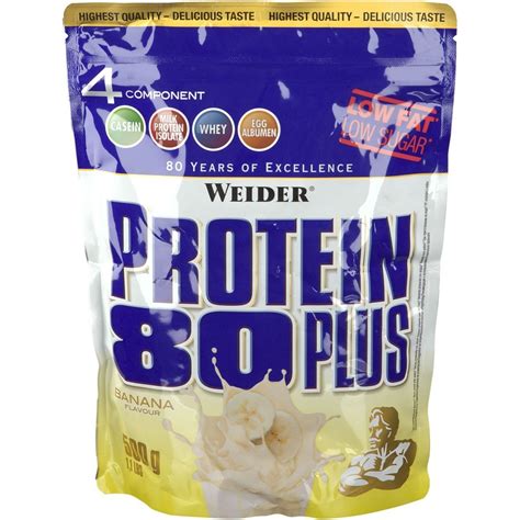 Weider Protein 80 Plus Banane Pulver 500 G Shop Apotheke At