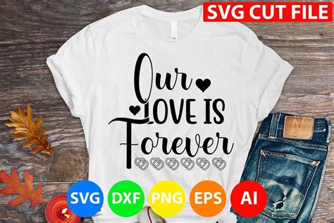 Our Love Is Forever Svg Gráfico Por Gatewaydesign · Creative Fabrica