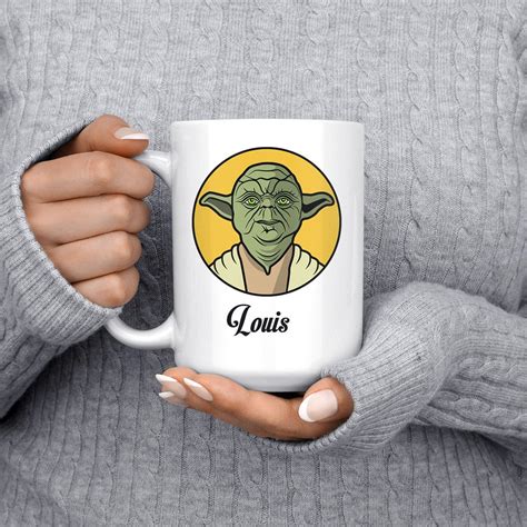 Baby Yoda Mugs Baby Yoda Coffee Mug Personalized Baby Yoda Etsy