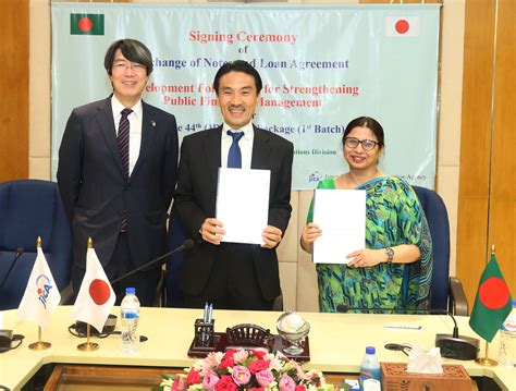 Signing Of Japanese Oda Loan Agreement With Bangladesh Contributing To