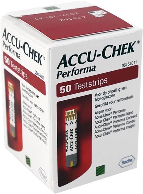 Bol Accu Chek Performa Teststrips 50 Stuks