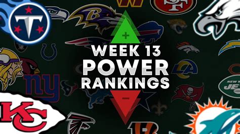 Nfl Week 13 Power Rankings Youtube