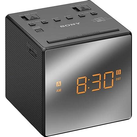 Amazon Sony Compact Am Fm Dual Alarm Clock Radio With Large Led