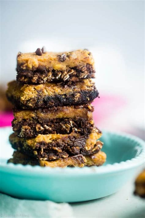 Cookie Dough Oatmeal Breakfast Bars Food Faith Fitness