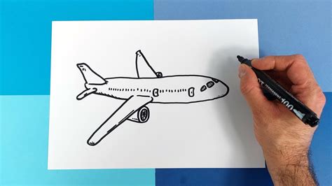 Comment Dessiner Un Avion YouTube