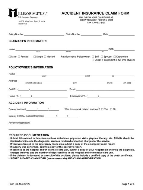 2012 Form Il Mutual Bd 164 Fill Online Printable Fillable Blank