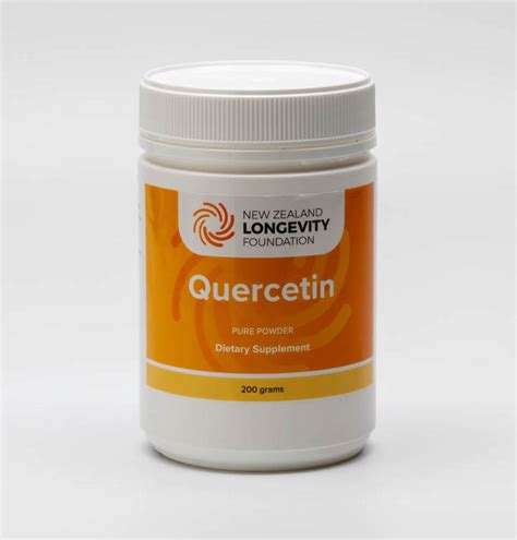 Nzlf Quercetin G Pure Powder B H A Nz Longevity Foundation