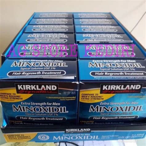 Jual Botol Kotak Minoxidil Kirkland Ml Costco Usa Impor Pipet