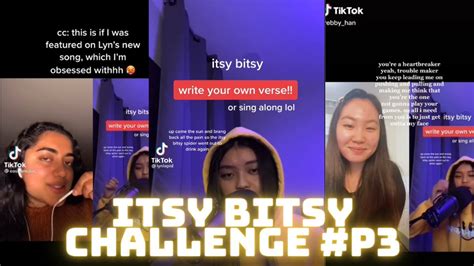 Lyn Lapid ITSY BITSY Lyric Challenge Part 3 TikTok Compilation