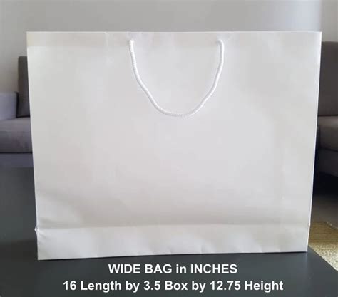 Environs Plain Natural White Eco Friendly Paper Bag For Shopping