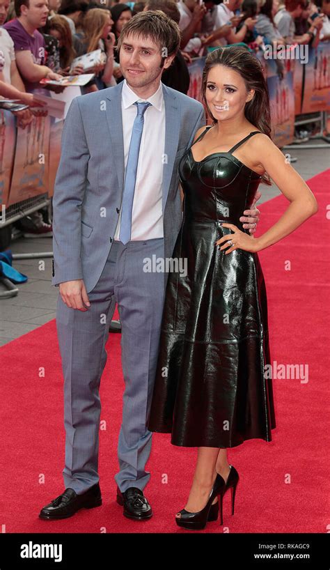 James Buckley and wife Clair Meek arrive at The Inbetweeners 2 World Premiere, Vue West End ...