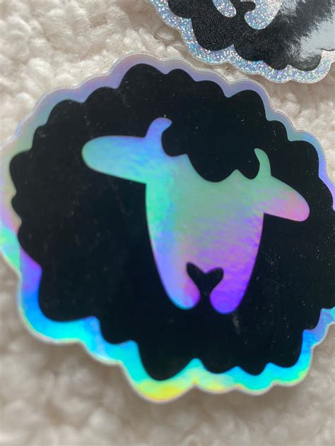 Black Sheep Laser Works Logo Sticker Black Sheep Sticker Etsy