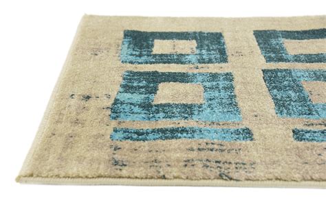 Teal 2 X 6 Dimensions Runner Rug Esalerugs