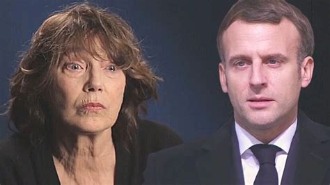 Emmanuel Macron En Larmes Rend Hommage Jane Birkin Cette Ic Ne