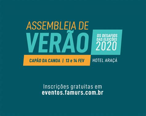 Assembleia de Verão da Famurs irá debater os desafios das eleições