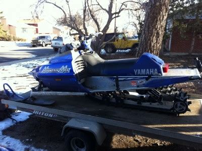 Yamaha Mountain Max Cc Snowmobile For Sale Boulder Colorado