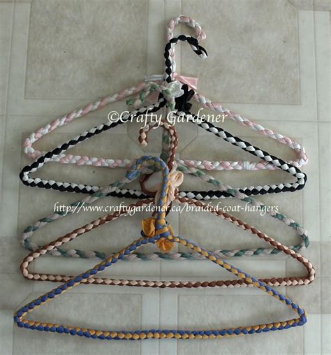 Crafts: Braided Wire Coat Hangers - craftygardener.ca