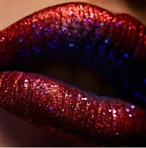 Red Glitter Lips Glitter Lips Beauty Hacks Lips Beautiful Lips