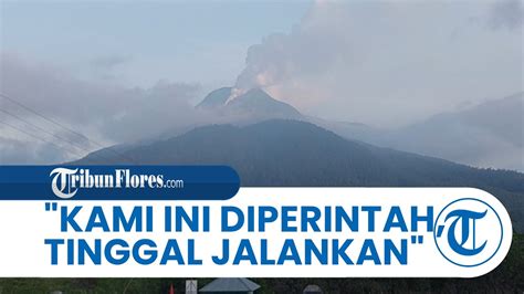 Dugaan Hoax Status Awas Gunung Lewotobi Laki Laki Kepala Desa Mengaku