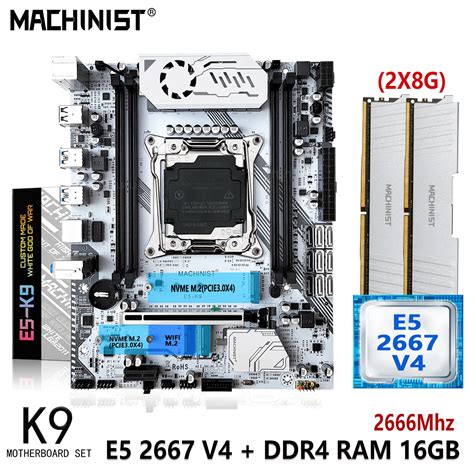 Machinist Carte M Re X Kit Cpu Xeon E V X Go Go De