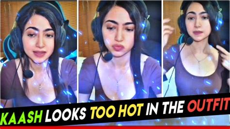 Kaash Revealing Boobs Sexy Bgmi Girl Gamer Pubg Girl Gamer Sex