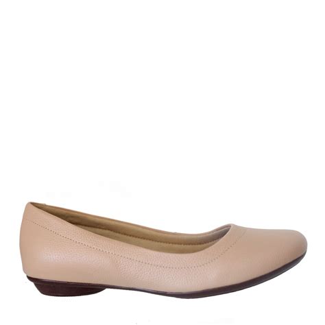 Sapatilha Feminina Couro Nude
