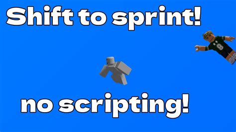 How To Make A Shift To Sprint In Roblox Studio Copy And Paste Youtube