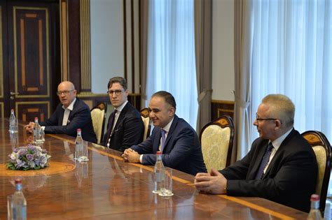 President Vahagn Khachaturyan Received The Armenia Securities Exchange