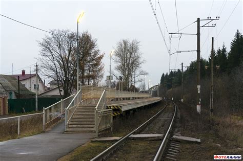 о.п. Корнево. Вид в сторону ст. Борисова Грива — Railwayz.info