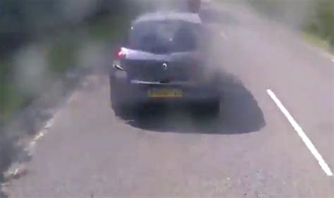 Car Crash Dashcam Footage Shows Moment Multiple Cars Destroyed A Lorry
