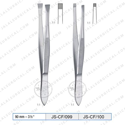 douglas cilia pinzette forceps  mm jalal surgical