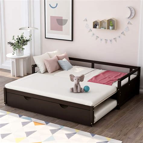 Extending Daybed with Trundle, Daybed with Pop up Trundle Beds, Twin