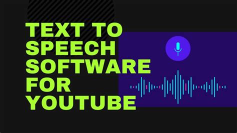 Text To Speech Text To Speech For Youtube Best Text To Speech For