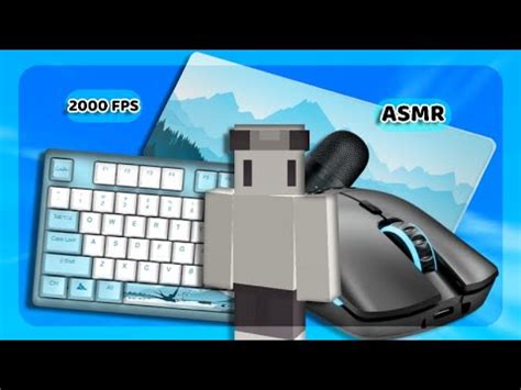 Blue Theme Keyboard Mouse Asmr Sounds Gamster Bedwars Youtube