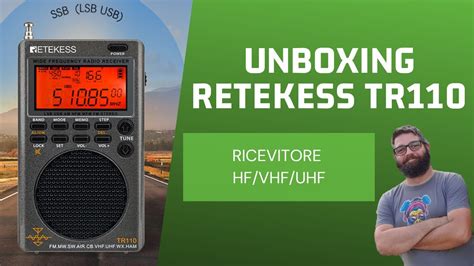 Unboxing Retekess TR110 - YouTube