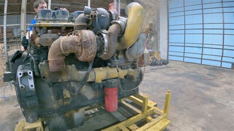 Compound Turbo 15 2l Caterpillar C15 Core Diesel Engine Will It Run Youtube