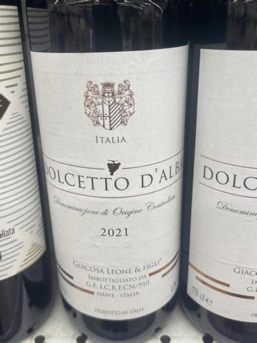 Giacosa Leone Figli Dolcetto D Alba Vivino Us