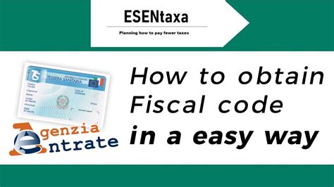 Italian Fiscal Code Codice Fiscale How To Get It BEFORE Moving To