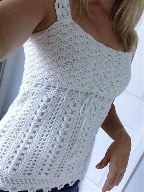 Free Pattern This Lacy Crocheted Sleeveless Top Is Gorgeous