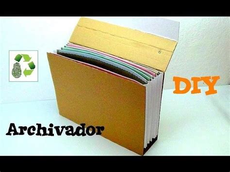 Diy Archivador Reciclaje De Caja De Cart N Archivadores Cajas